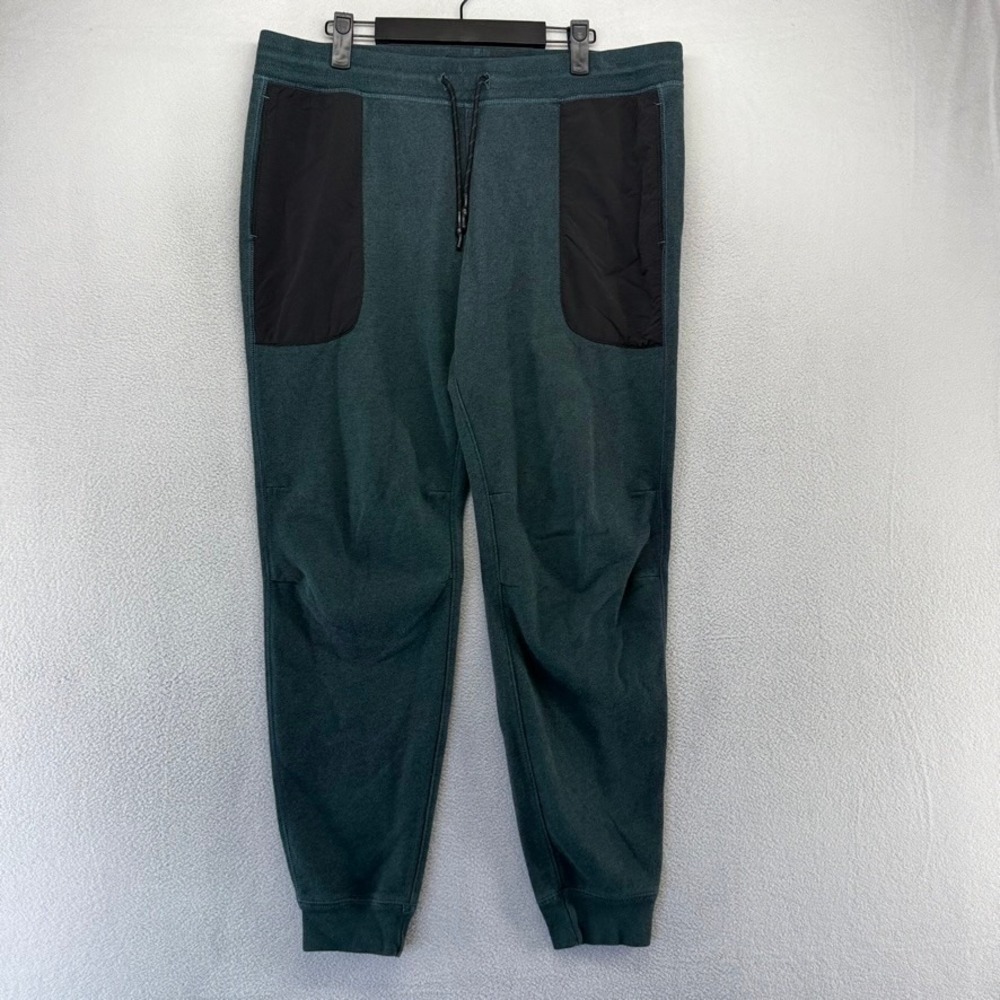 Abercrombie & Fitch Joggers Mens Large Blue Fleece Utility Pocket Sweatpants